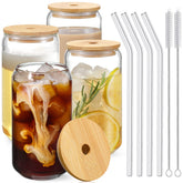 NETANY vaso frontal con tapa de bambú mostrando diseño elegante y cierre práctico