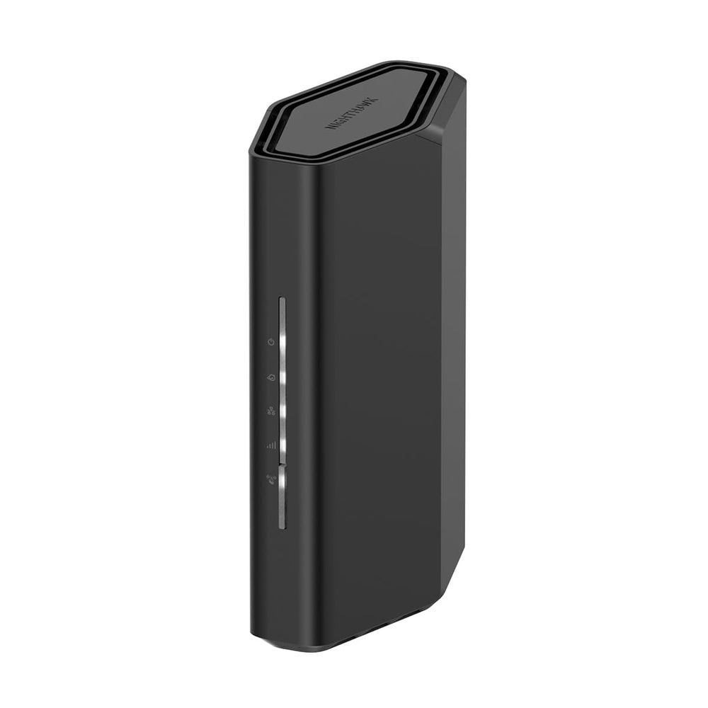 NETGEAR Nighthawk RS90 vista frontal con indicador de estado rápido