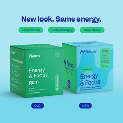 Neuro envase abierto con chicles visibles, facilita consumo rápido y sin preparación
