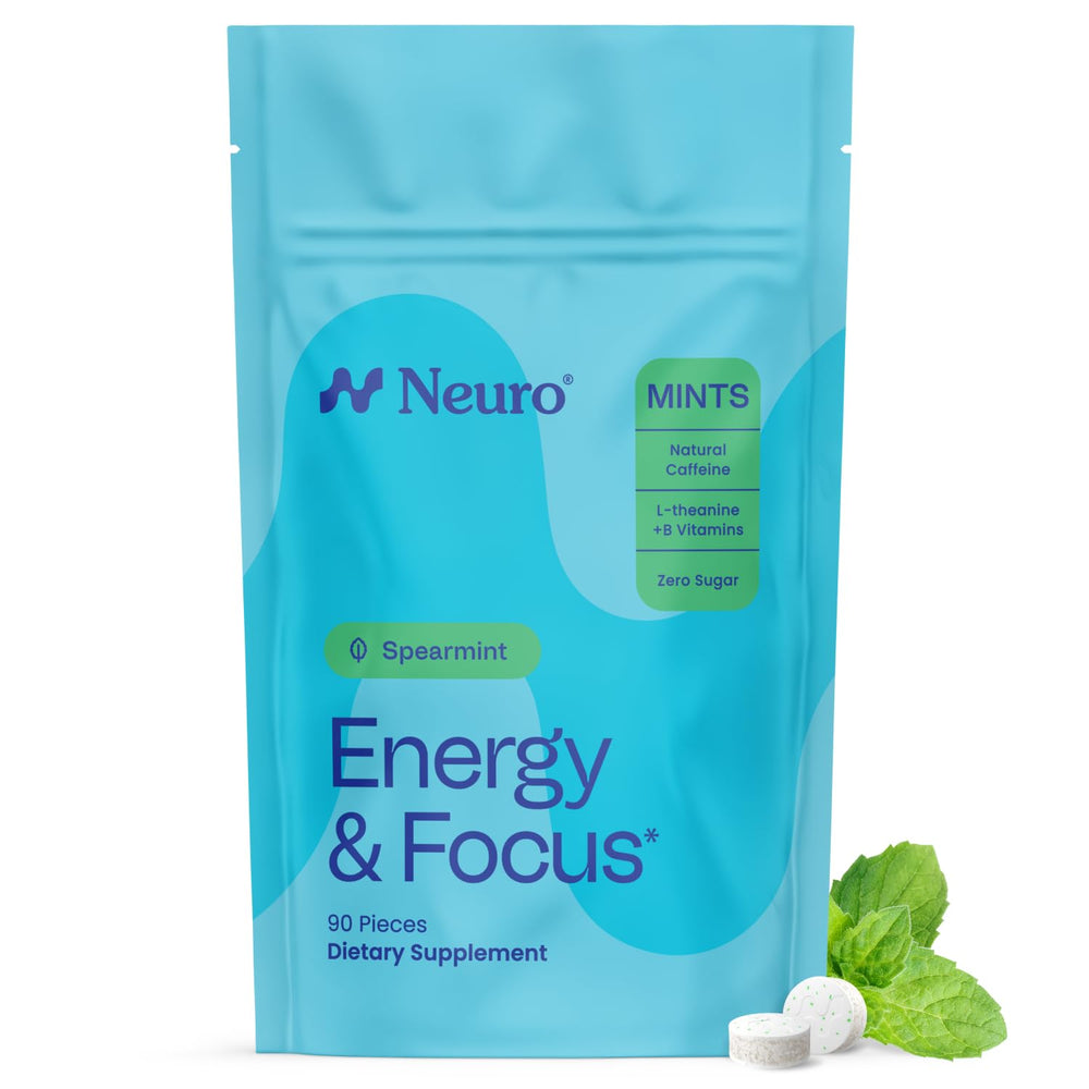 Neuro frente del envase mostrando diseño y cantidad 90