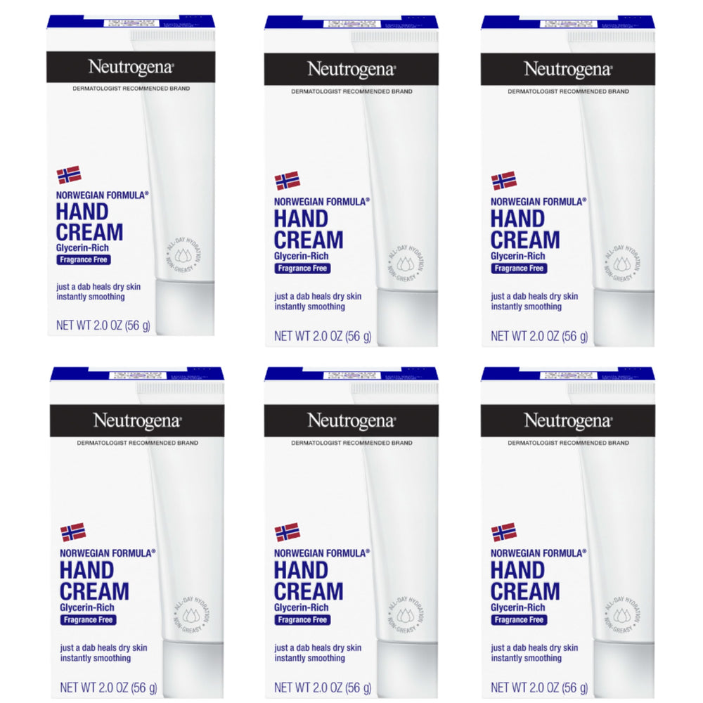 Neutrogena imagen frontal del pack seis tubos para hidratación práctica