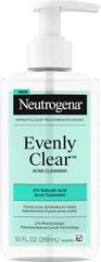 Neutrogena frontal del limpiador mostrando diseño y beneficio limpieza profunda