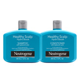 Neutrogena set frente con botellas mostrando el producto y su hidratación