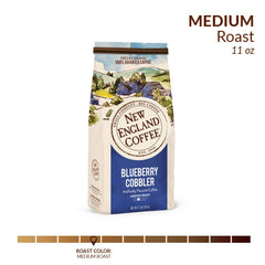 New England Coffee fresh ground coffee texture highlighting aroma and richness