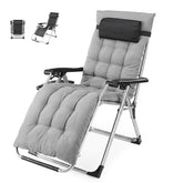 NEWBULIG vista frontal de la silla reclinable mostrando comodidad y soporte