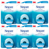 Nexcare frente del paquete mostrando 6 rollos y marca, ideal para cuidado seguro