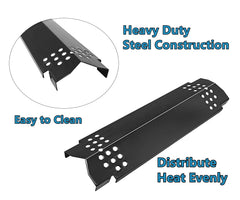 Nexgrill detalle del borde de placa, ajuste seguro