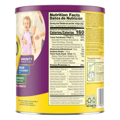 Nido vaso con bebida preparada, fácil y nutritiva para niños