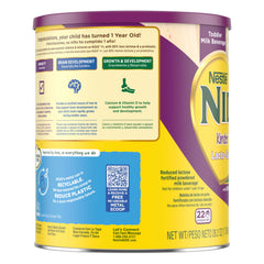 Nido envase abierto con polvo listo para preparar bebida