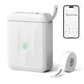 NIIMBOT D110 vista frontal compacta con impresión nítida