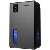 NineSky vista frontal mostrando diseño compacto y control fácil