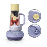 Ninja BlendBOSS frontal con vaso morado listo para llevar