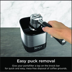 Ninja knock box barra acolchada desmontable, protege el portafiltro
