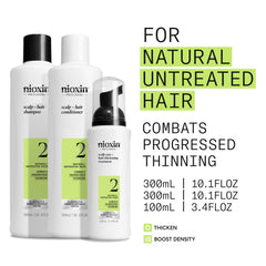 Nioxin conditioner pump texture providing lightweight moisture and control