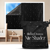 Nite Shadez vista frontal del empaque mostrando medidas y beneficios