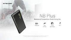 Nitecore NB Plus detalle de puertos USB-C y USB-A para carga rápida