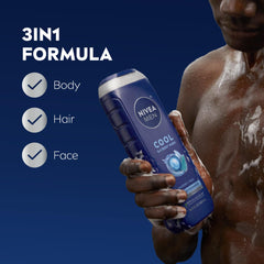 NIVEA MEN etiqueta con mentol y yuzu, información de ingredientes y beneficios