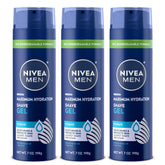 NIVEA MEN gel de afeitado frente, envase que muestra beneficios hidratantes