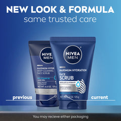 NIVEA MEN espuma cremosa en la piel que indica limpieza hidratante