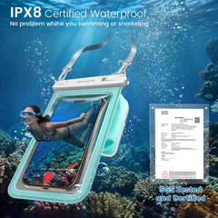 Niveaya material transparente de la funda para fotografías nítidas