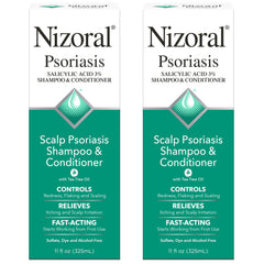Nizoral envase frontal 2 pzas mostrando etiqueta y beneficio alivio