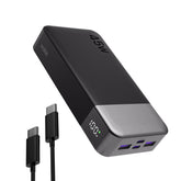 NOBIS vista frontal del power bank mostrando diseño y acabado práctico