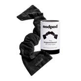 nodpod vista frontal del empaquetado mostrando la máscara y su diseño relajante