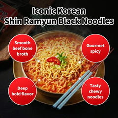 Nongshim detalle del caldo de hueso con aspecto sabroso y profundo