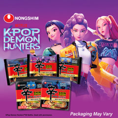 Nongshim primer plano de fideos gruesos que mantienen textura firme