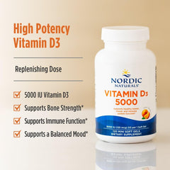Nordic Naturals cápsula en mano para comparar tamaño y confirmar formato mini práctico