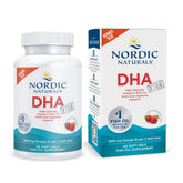 Nordic Naturals frasco frontal mostrando etiqueta y beneficio cognitivo