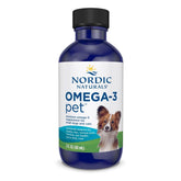 Nordic Naturals envase frontal mostrando 2 oz y beneficios omega-3