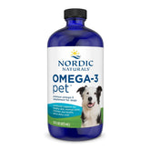 Nordic Naturals botella frontal mostrando etiqueta y beneficios
