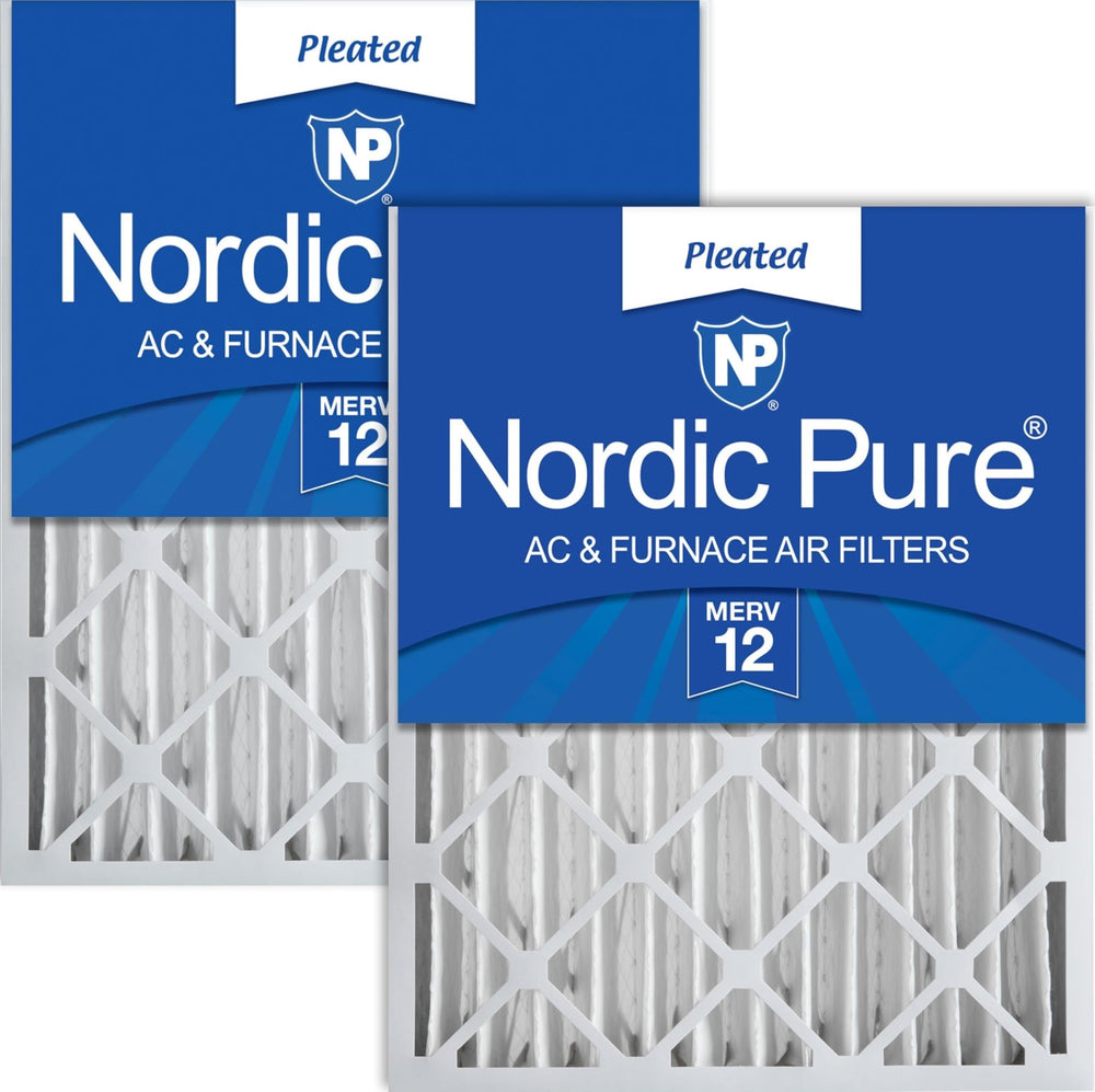 Nordic Pure vista frontal del empaque mostrando el tamaño real y beneficio de ajuste