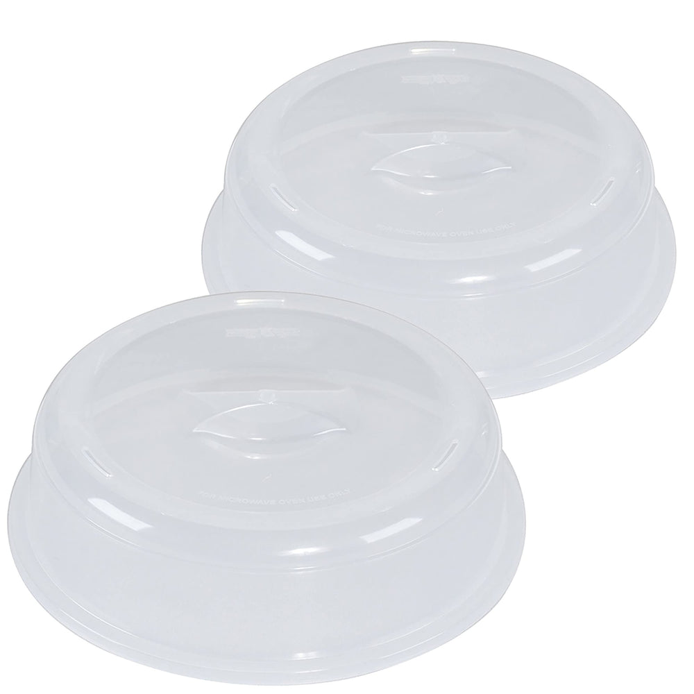 Nordic Ware tapa frontal transparente mostrando cobertura y limpieza