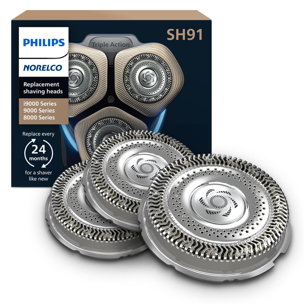 Philips Norelco paquete frontal de tres cabezales que restaura rendimiento