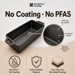 Northriver Casting tapa usada como pequeña dutch oven para corteza crujiente