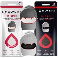 No Sweat junto a una gorra para comparar tamaño y ajustar con comodidad