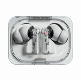 Nothing Ear (a) vista frontal en blanco mostrando diseño compacto y confort