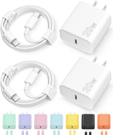 Novobit adaptador frontal 20W mostrando puerto USB-C y carga rápida