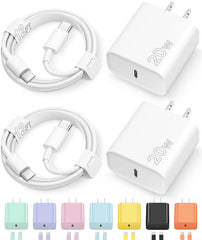 Novobit adaptador frontal 20W mostrando puerto USB-C y carga rápida