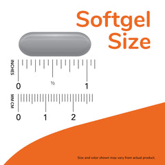 NOW Foods capsula en mano para apreciar el tamaño y facilitar dosificación