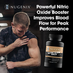 Nugenix caja y etiqueta con información nutricional visible y clara