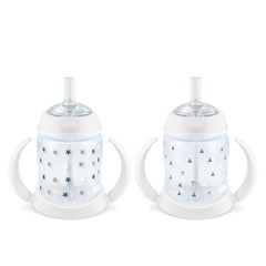 NUK frente del pack de dos vasos, práctico para reemplazos