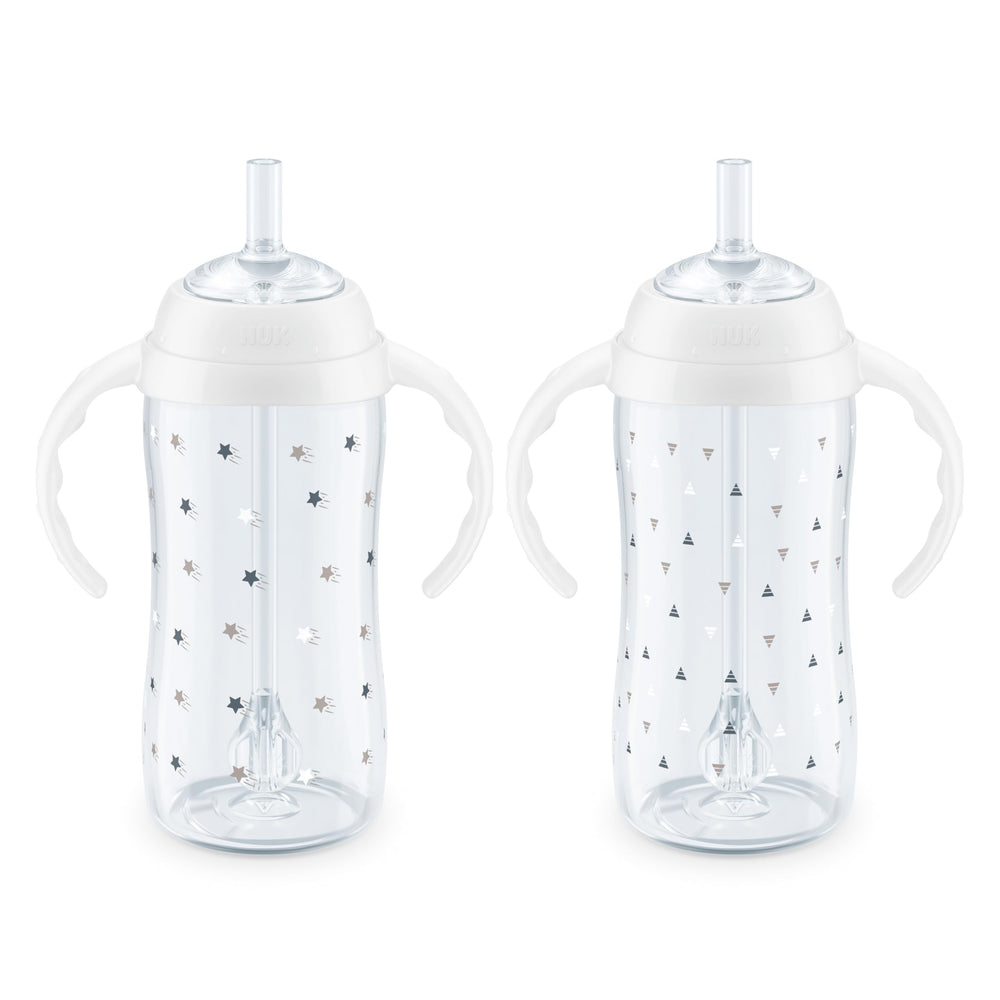 NUK frente del pack de dos vasos, práctico para aprender a beber