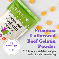 NuNaturals powder texture close-up showing fine granules for easy dissolving