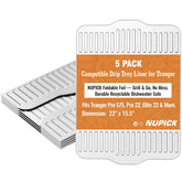 NUPICK bandeja frontal empaquetada mostrando ajuste y protección