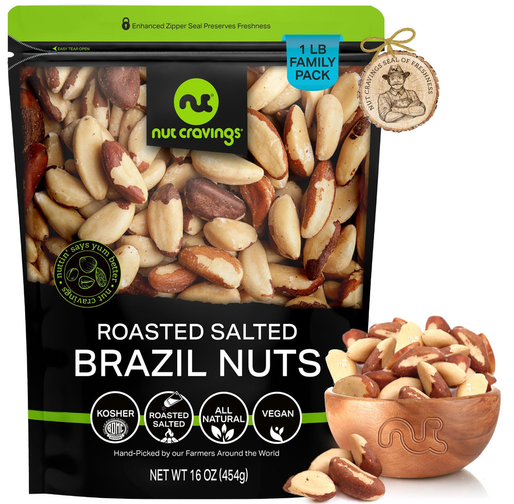 Nut Cravings front packaging showing 16oz bag and product branding for shelf appeal