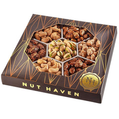Nut Haven primer plano de almendras glaseadas con textura crujiente
