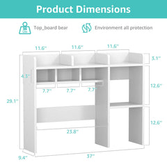 NUTIKAS estantería con monitor y accesorios mejorando ergonomía y orden